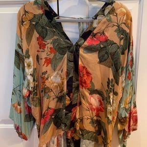 Anthropologie Tassle Blouse
